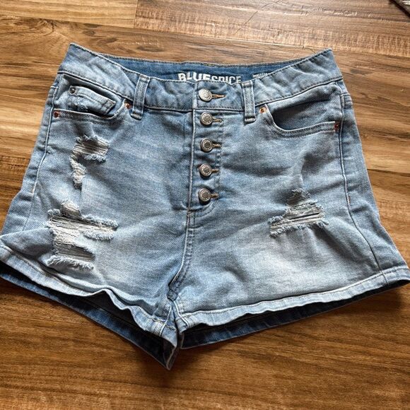 Blue Spice High Waist Short Size 5 - Picture 1 of 4